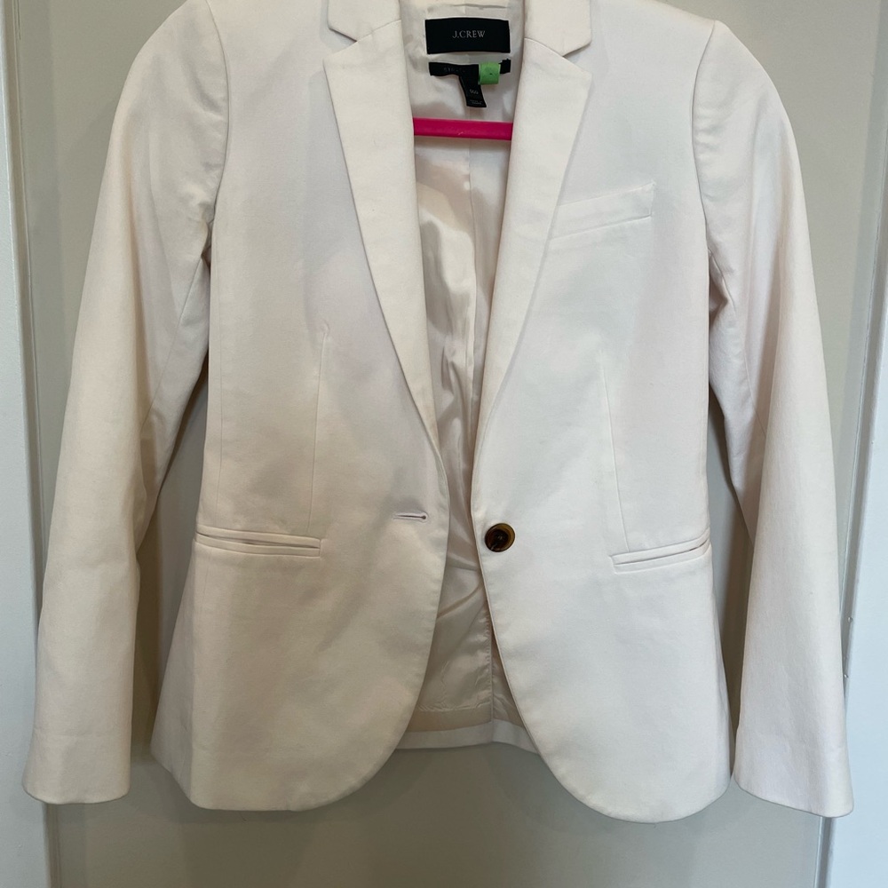 J. Crew Women's Cream Blazer